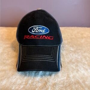 NASCAR Ford Racing Hat Strapback Racing Multicolor Cap, Checkered Flag Sports